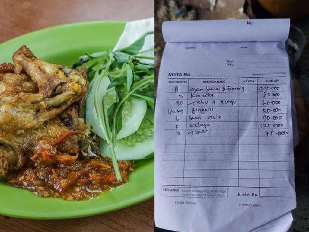Bikin Kantong Kering, Harga Makanan di 5 Tempat Ini Terlalu Mahal